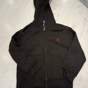 Polo by Ralph Lauren Toddler Black Zip Hoodie Sz 3